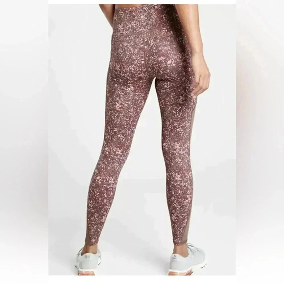 🎆Athleta Rainer High Rise Tight Leggings Sandstone Brown purple 1X XL plus size - Picture 3 of 15